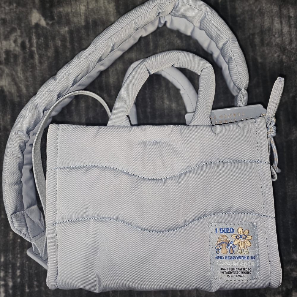 Coachtopia Coach Loop Mini Tote In Light Twighlight Blue Women's Purse